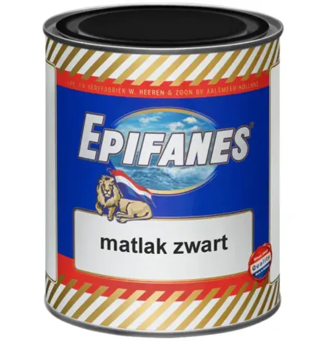 Hoofdbeeld Epifanes Matlak Zwart 0,75L